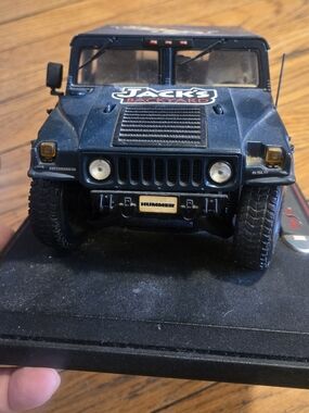 Vintage Hummer Diecast - Dark Metallic Blue with Decal